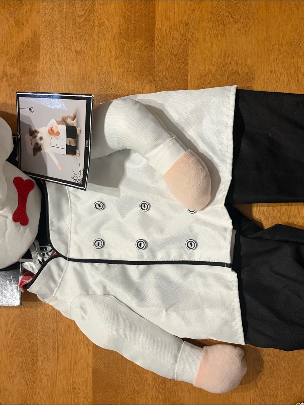 Martha Stewart Collection Dog Chef Halloween Costume Large New With Tags